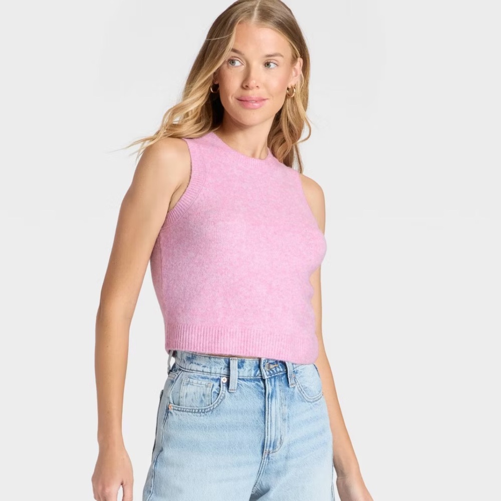 Universal Thread Women's Pink Sweater Vest‎